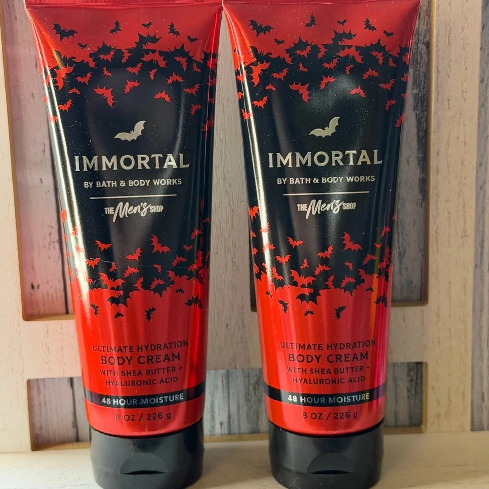 2X ~ Bath & Body Works ~ IMMORTAL ~ Ultimate Hydration Body Cream The Men’s Shop - Picture 5 of 5